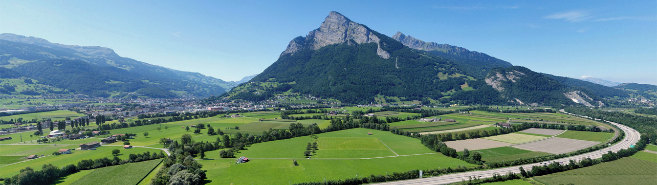 360° Drohnenpanorama Sarganserland