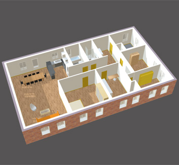 2D 3D Wohnungspläne